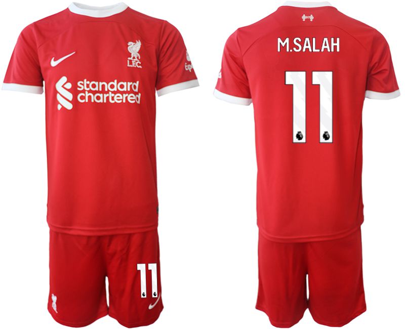 Men 2023-2024 Club Liverpool home red #11 Soccer Jersey